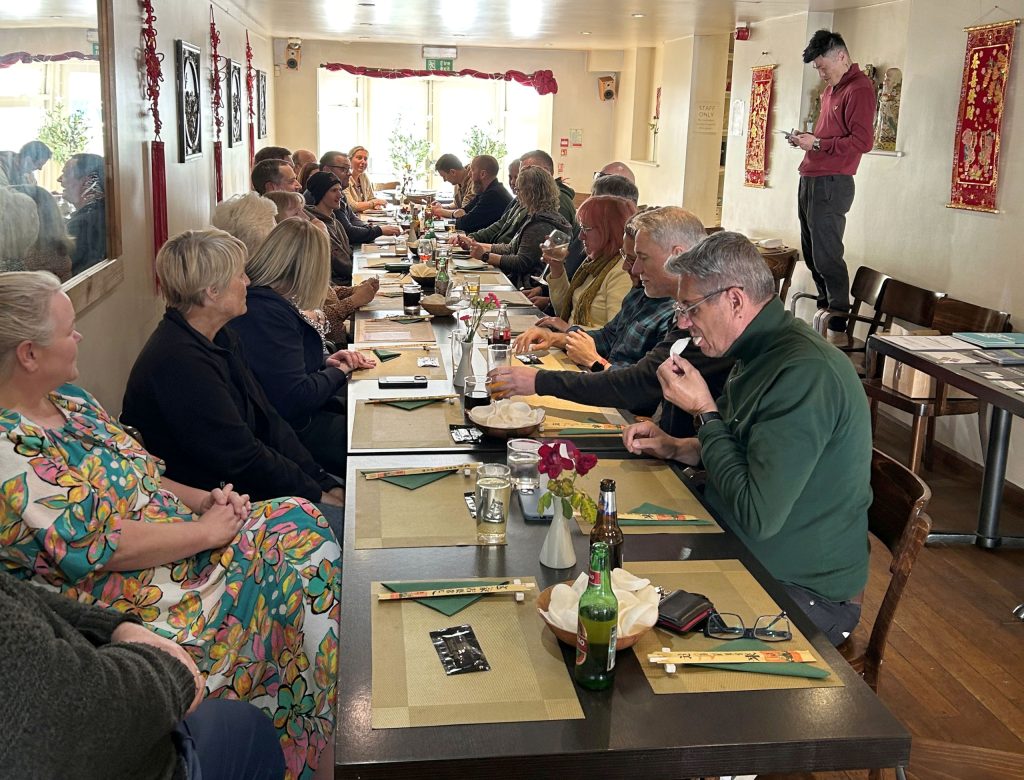 HBN members at lunch meeting at the Birds Nest